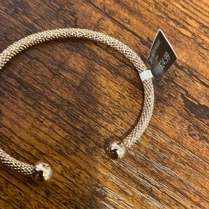 Godosa's 18kt Gold Over Sterling Ball Cuff Bracelet